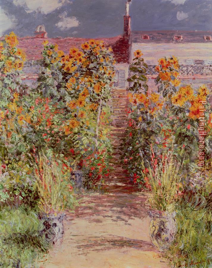 Claude Monet The Garden at Vetheuil